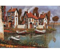 Art puzzle - Puzzle Case e Cerchio, Italia - 1000 Pezzi