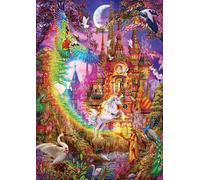 Art puzzle - Puzzle Ciro Marchetti: Rainbow Castle - 500 Pezzi