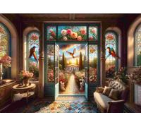 Art puzzle - Puzzle La porta della primavera - 500 Pezzi