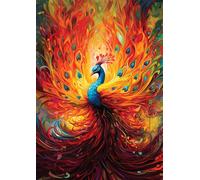 Puzzle pavone colorato 1500 pezzi