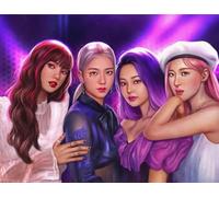 Art Puzzles - Korea Group Band Blackpinks Posters - Gioco Di Memorias Per Adults - Giocattoli Divertenti Per La Famiglia - Decorazione Della Camera Da Letto - 1000 Pezzi Puzzle Gifts - Sk368Zp