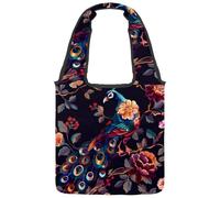 Art Race Car con bandiera del traguardo pilota e fiamme, borsa tote in tela da donna, borsa per la spesa riutilizzabile media, lavabile ed ecologica, Multicolore 02, 14.1x14.9in/36x38cm