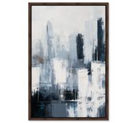 Art Remedy Stampa Materia Grigia, Cornice Noce, 20x30