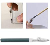 Art Ruling Pen, pennino ovale Penna Ruling Strumento comico Forniture per pittura Articoli di cancelleria per l'applicazione per fluidi per mascheratura(120 bocca larga)