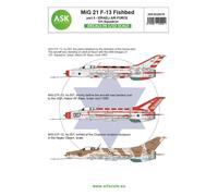 Art Scale Kit 200-D32078 - 1:3 2 MiG-21F-13 Fishbed Parte 4 - Izraeli Air Force,