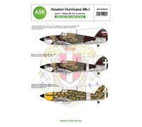 Art Scale Kit 200-D48044 - 1:48 Hawker Hurricane Mk.i Parte 1 - Italiano/Jugosla
