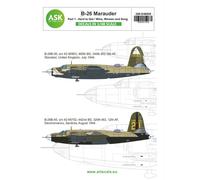Art Scale Kit 200-D48058 - 1:48 B-26B Marauder Parte 1 - Over Europa: Wine,Donne