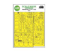 Art Scale Kit 200-M32080 - 1:3 2 Heinkel He 111P-1 Double-Sided Express Fit Mask
