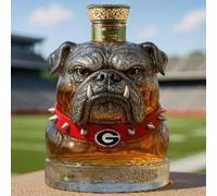 Art Scultura Statua - 300ml Decanter Whisky, Bottiglia Di Whisky E Vino A Forma Di Bulldog, Decanter Di Whisky In Vetro Con Tema Animale Creativo 3D, Bottiglie Di Vino Vuote Soffiate A Mano(#6)