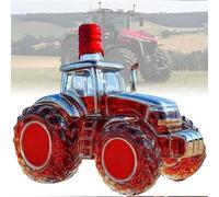 Art Scultura Statua - 300ML Decanter Whisky, Scultura 3D Di Bottiglia Di Vino E Whisky A Forma Di Trattore, Statua Artistica Di Decanter Di Whisky A Forma Di Auto, Bottiglia Di Vino Vuota(C)