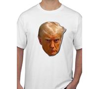Art Society IL DONALD MUGSHOT BIANCO Maglietta SMALL-4XLARGE LIMITATA TRUMP