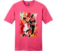ART SOCIETY JORDAN WILDSTYLE MAGLIETTA ROSA ACCESO SMALL-4XLARGE