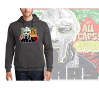 Art Society MARS x MF DOOM ANTRACITE Felpa con cappuccio SMALL-4XLARGE