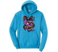 Art Society TATTOO FLASH VOL. 1 NEON BLU Felpa con cappuccio SMALL-4XLARGE