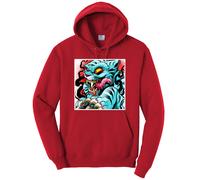 Art Society TATTOO FLASH VOL. 2 ROSSO Felpa con cappuccio SMALL-4XLARGE