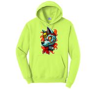 Art Society TATTOO FLASH VOL. 6 GIALLO FLUO Felpa con cappuccio SMALL-4XLARGE