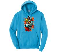 Art Society TATTOO FLASH VOL. 6 NEON BLU Felpa con cappuccio SMALL-4XLARGE