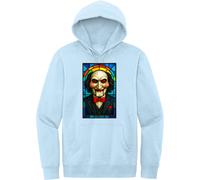 Art Society VETRATA COLORATA JIGSAW BLU GHIACCIO Felpa con cappuccio