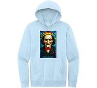 Art Society VETRATA COLORATA JIGSAW BLU GHIACCIO Felpa con cappuccio