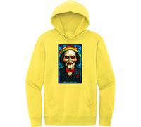 Art Society VETRATA COLORATA JIGSAW GIALLO Felpa con cappuccio SMALL-4XLARGE