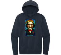 Art Society VETRATA COLORATA JIGSAW NAVY Felpa con cappuccio SMALL-4XLARGE