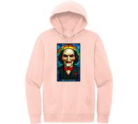 Art Society VETRATA COLORATA JIGSAW ROSA Felpa con cappuccio SMALL-4XLARGE