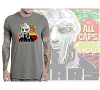 Art Society x MARS x MF DOOM t-Shirt grigio PICCOLO-6XLARGE LIMITED EDITION