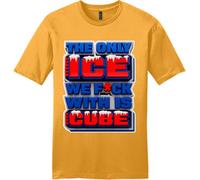 ART SOCIETY x RETRO KINGS THE ONLY ICE ORO MAGLIETTA SMALL-4XLARGE