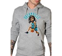 Art Society x SWOD J COLE DREAMVILLE GRIGIO Felpa con cappuccio SMALL-4XLARGE