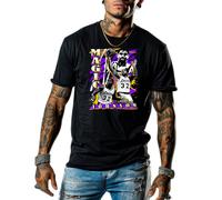Art Society x SWOD MAGIC JOHNSON Anni 90 NERO Maglietta SMALL-3XLARGE LIMITATA