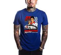 Art Society x SWOD MONTANA CORSE ROYAL BLU Maglietta PICCOLO-6XLARGE LIMITATA