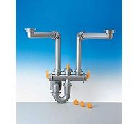 Art.SPAZIO2S-50 SIFONE SPAZIO 2 PER LAVELLI GRANDI CUCINE LIRA