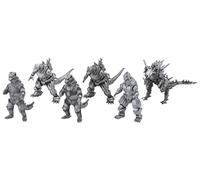 Art Spirits AT-055 Gekko Zilla, Non-Scale, Dipinto Trading Figure, Pack of 6