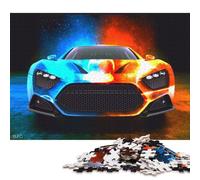 Art Sports Car Puzzle 100% Recycled Cardboard Paper Rectangular Jigsaw Puzzle for Adult Children 70x50cm/1000pcs