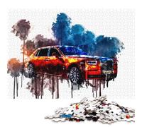 Art Sports Car Puzzle Brain Teaser 100% Recycled Cardboard Jigsaw Puzzle for Kids And Adults Age 12 Years Up Father's Day Gifts 38x26cm/1000pcs