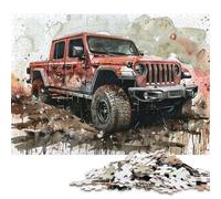 Art Sports Car Puzzle Brain Teaser 100% Recycled Cardboard Jigsaw Puzzle for Women Men Mother's Day Gifts 38x26cm/1000pcs