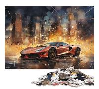 Art Sports Car Puzzle Challenging And Brainteasing 100 Percent Recycled Cardboard Jigsaw Puzzle for Adults Teen Birthday Present 70x50cm/1000pcs
