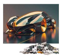 Art Sports Car Puzzle Creative Games Premium Cardboard Jigsaw Puzzle for Women Men Birthday Present 38x26cm/1000pcs