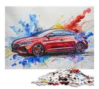 Art Sports Car Puzzle Decompression Toys Paper Rectangular Jigsaw Puzzle for Kids And Adults Age 12 Years Up Christmas Gifts 70x50cm/1000pcs