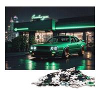 Art Sports Car Puzzle Difficult Challenge 100 Percent Recycled Cardboard Jigsaw Puzzle for Adults Teen Halloween Gifts 70x50cm/1000pcs