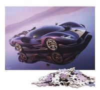 Art Sports Car Puzzle Difficult Challenge 100 Percent Recycled Cardboard Jigsaw Puzzle for Kids And Adults Age 12 Years Up Halloween Gifts 70x50cm/1000pcs