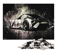 Art Sports Car Puzzle Difficult Hard 100 Percent Recycled Cardboard Jigsaw Puzzle for Women Men Father's Day Gifts 70x50cm/1000pcs