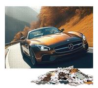 Art Sports Car Puzzle DIY Game Paper Rectangular Jigsaw Puzzle for Boy Or Girl Birthday Present 38x26cm/1000pcs