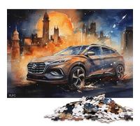 Art Sports Car Puzzle DIY Game Paper Rectangular Jigsaw Puzzle for Boy Or Girl Birthday Present 38x26cm/1000pcs