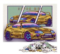 Art Sports Car Puzzle Family Fun Paper Rectangular Jigsaw Puzzle for Kids And Adults Age 12 Years Up Birthday Present 38x26cm/1000pcs
