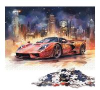 Art Sports Car Puzzle Family Fun Paper Rectangular Jigsaw Puzzle for Kids And Adults Age 12 Years Up Birthday Present 38x26cm/1000pcs