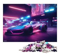 Art Sports Car Puzzle Premium 100% Recycled Board Jigsaw Puzzle for Kids And Adults Age 12 Years Up 70x50cm/1000pcs