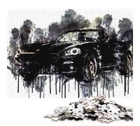 Art Sports Car Puzzle Premium 100% Recycled Board Paper Rectangular Jigsaw Puzzle for Adults Teen Unique Gift 70x50cm/1000pcs
