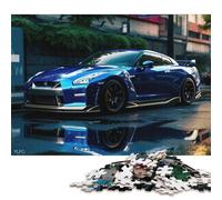 Art Sports Car Puzzle Premium 100% Recycled Board Paper Rectangular Jigsaw Puzzle for Adults Teen Unique Gift 38x26cm/1000pcs