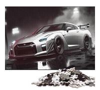 Art Sports Car Puzzle Premium 100% Recycled Board Paper Rectangular Jigsaw Puzzle for Adults Teen Unique Gift 70x50cm/1000pcs